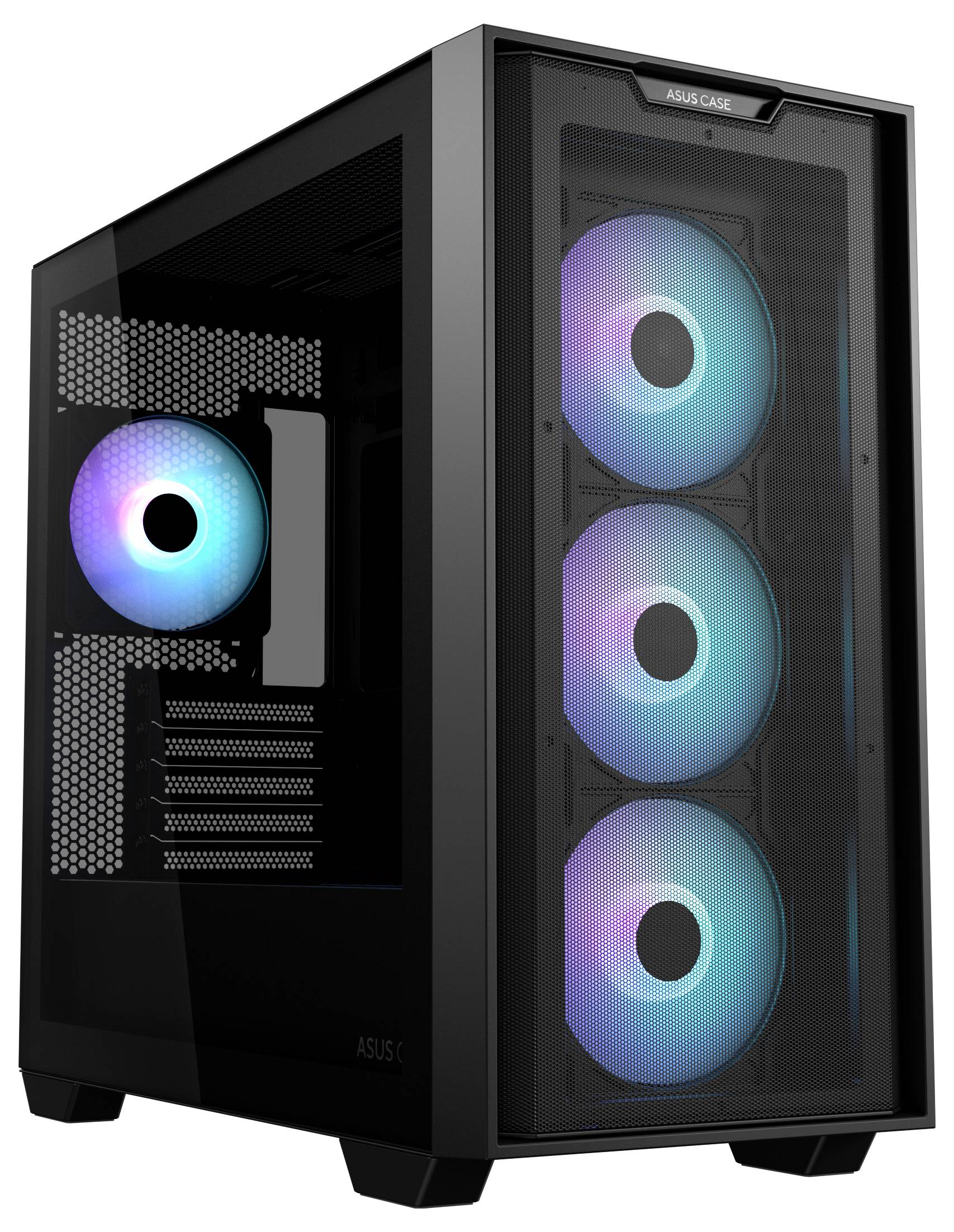 Asus A21 PLUS TG ARGB PC-Gehäuse Schwarz