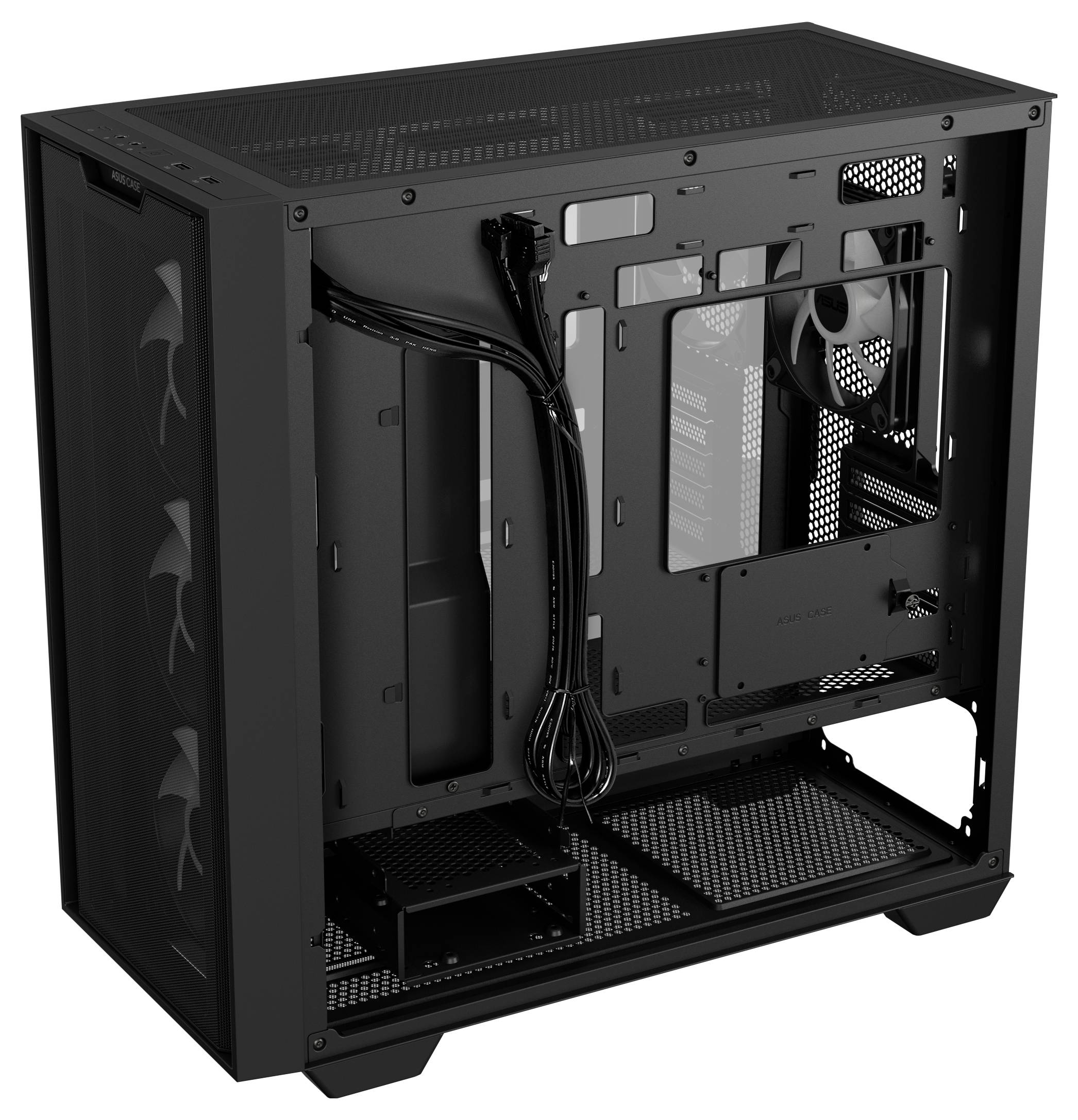 Asus A21 PLUS TG ARGB PC-Gehäuse Schwarz