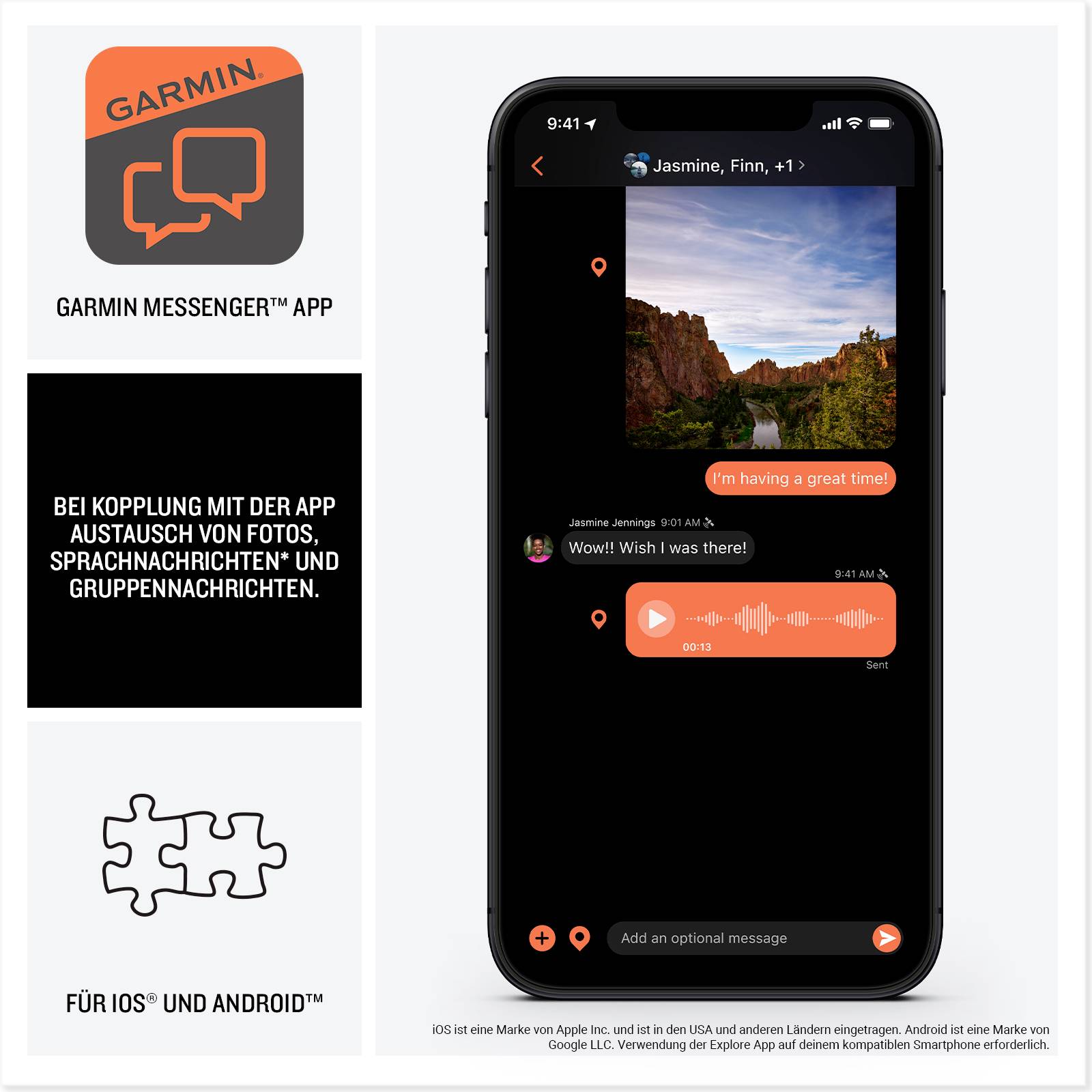 Garmin inReach Messenger Plus Outdoor Navi Wandern GPS