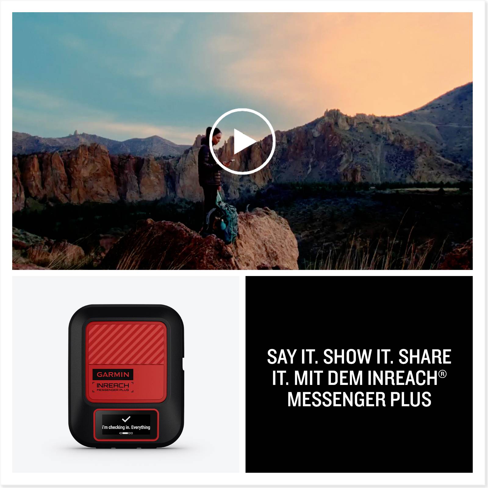 Garmin inReach Messenger Plus Outdoor Navi Wandern GPS