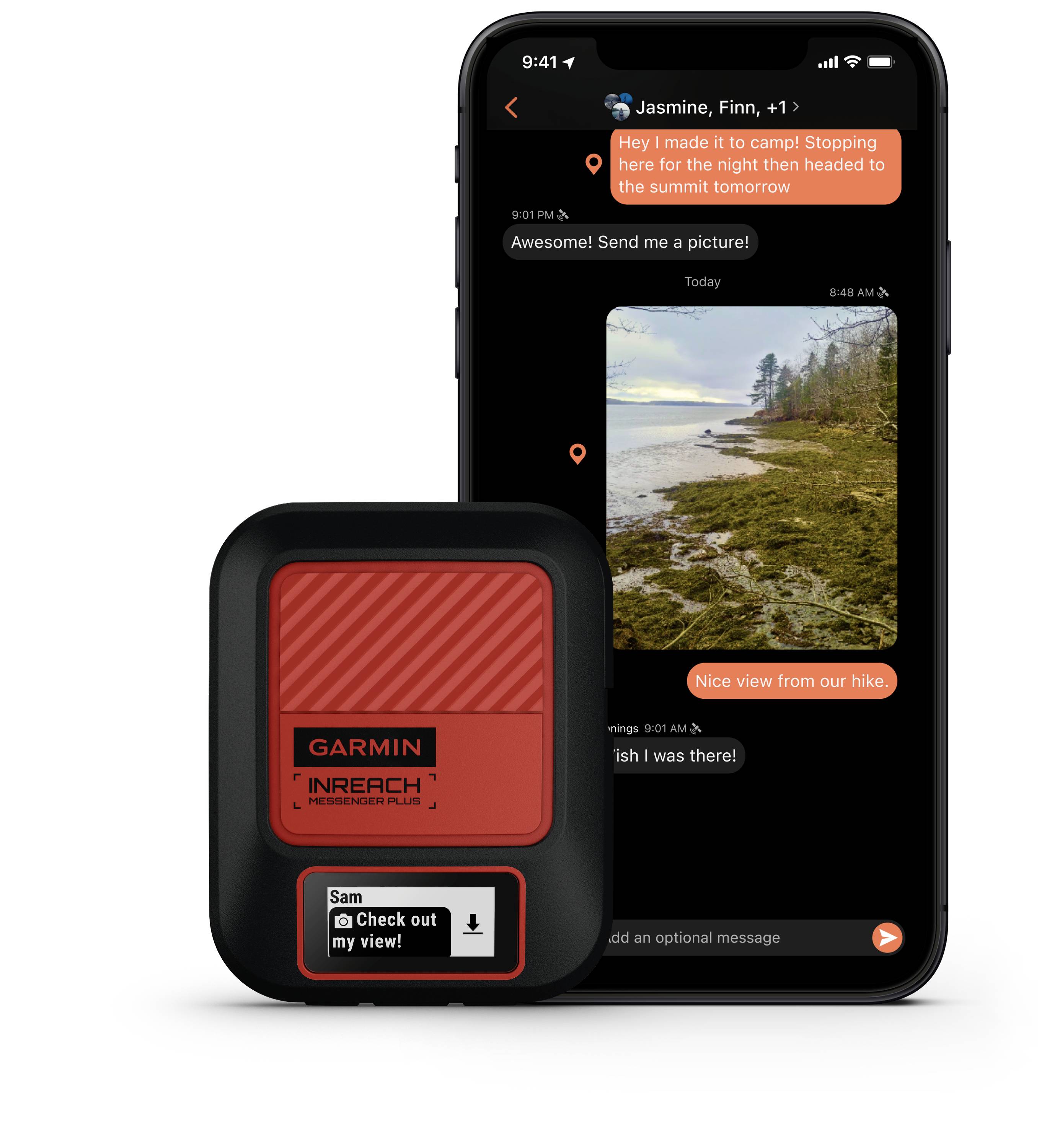 Garmin inReach Messenger Plus Outdoor Navi Wandern GPS