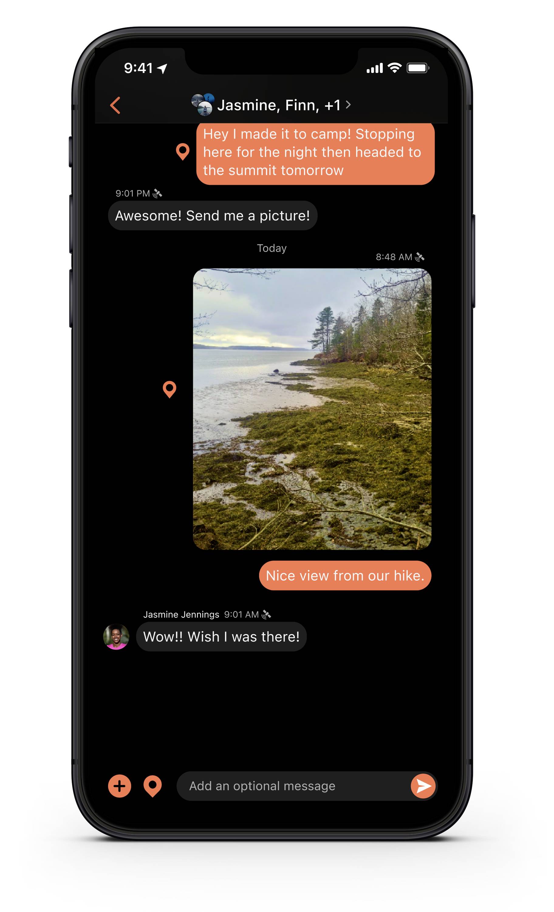 Garmin inReach Messenger Plus Outdoor Navi Wandern GPS