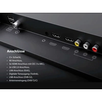 Dyon Ultimax 32F-TI LED-TV 80 cm 32 Zoll EEK F (A - G) DVB-T2, DVB-C, DVB-S2, Full HD, Smart TV, WL Dyon Ultimax 32F-TI LED-TV 80 cm 32 Zoll EEK F (A - G) DVB-T2, DVB-C, DVB-S2, Full HD, Smart TV, WL