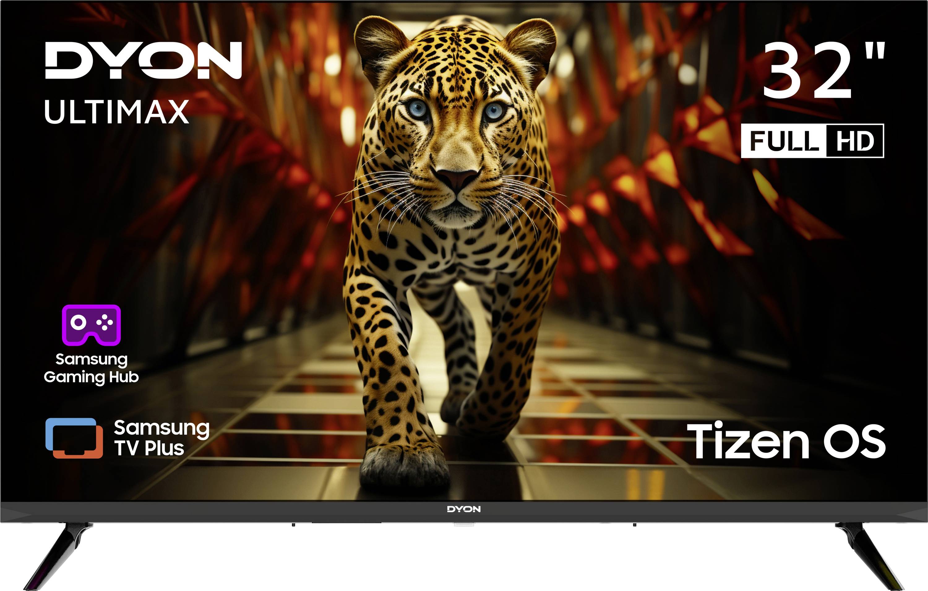 Dyon Ultimax 32F-TI LED-TV 80cm 32 Zoll EEK F (A - G) DVB-T2, DVB-C, DVB-S2, Full HD, Smart TV, WLAN, CI+ Schwarz