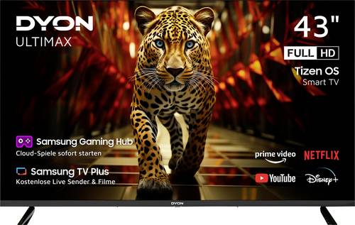 Dyon Ultimax 43F-TI LED-TV 108cm 43 Zoll EEK E (A - G) DVB-T2, DVB-C, DVB-S2, Full HD, Smart TV, WLA