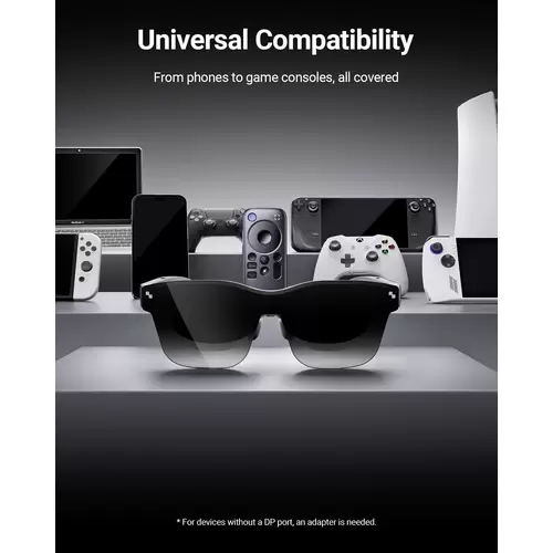 TCL RayNeo Air 2s AR-Brille Schwarz mit integriertem Soundsystem TCL RayNeo Air 2s AR-Brille Schwarz mit integriertem Soundsystem
