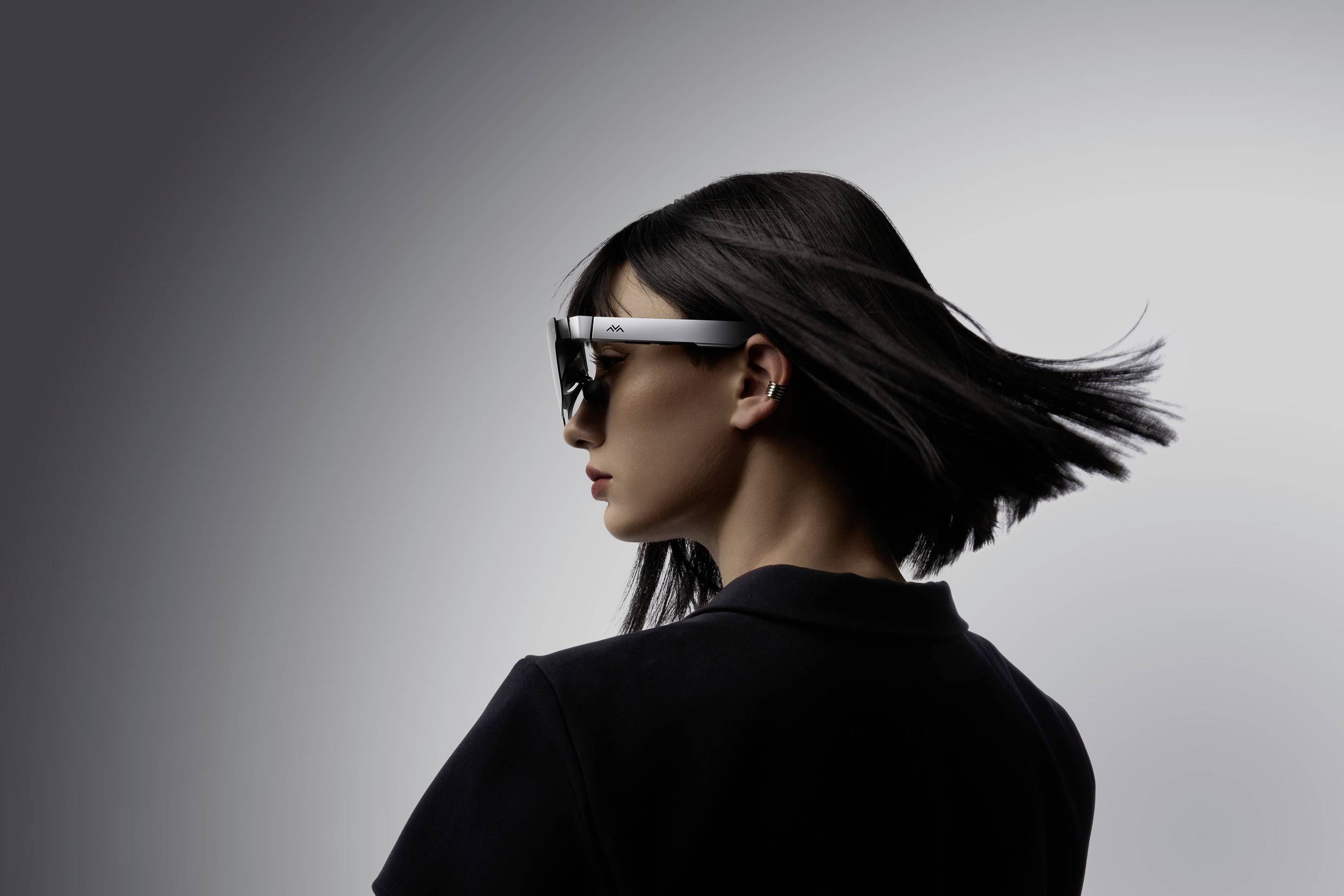 TCL RayNeo Air 2s AR-Brille Schwarz mit integriertem Soundsystem