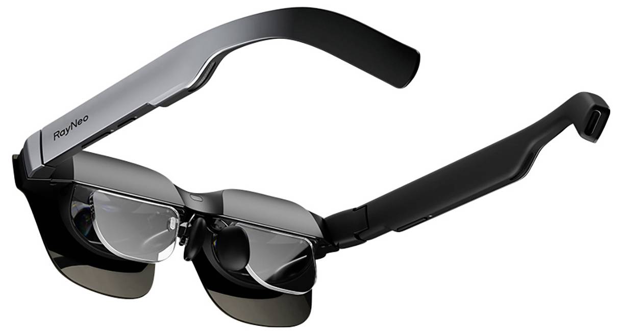 TCL RayNeo Air 2s AR-Brille Schwarz mit integriertem Soundsystem