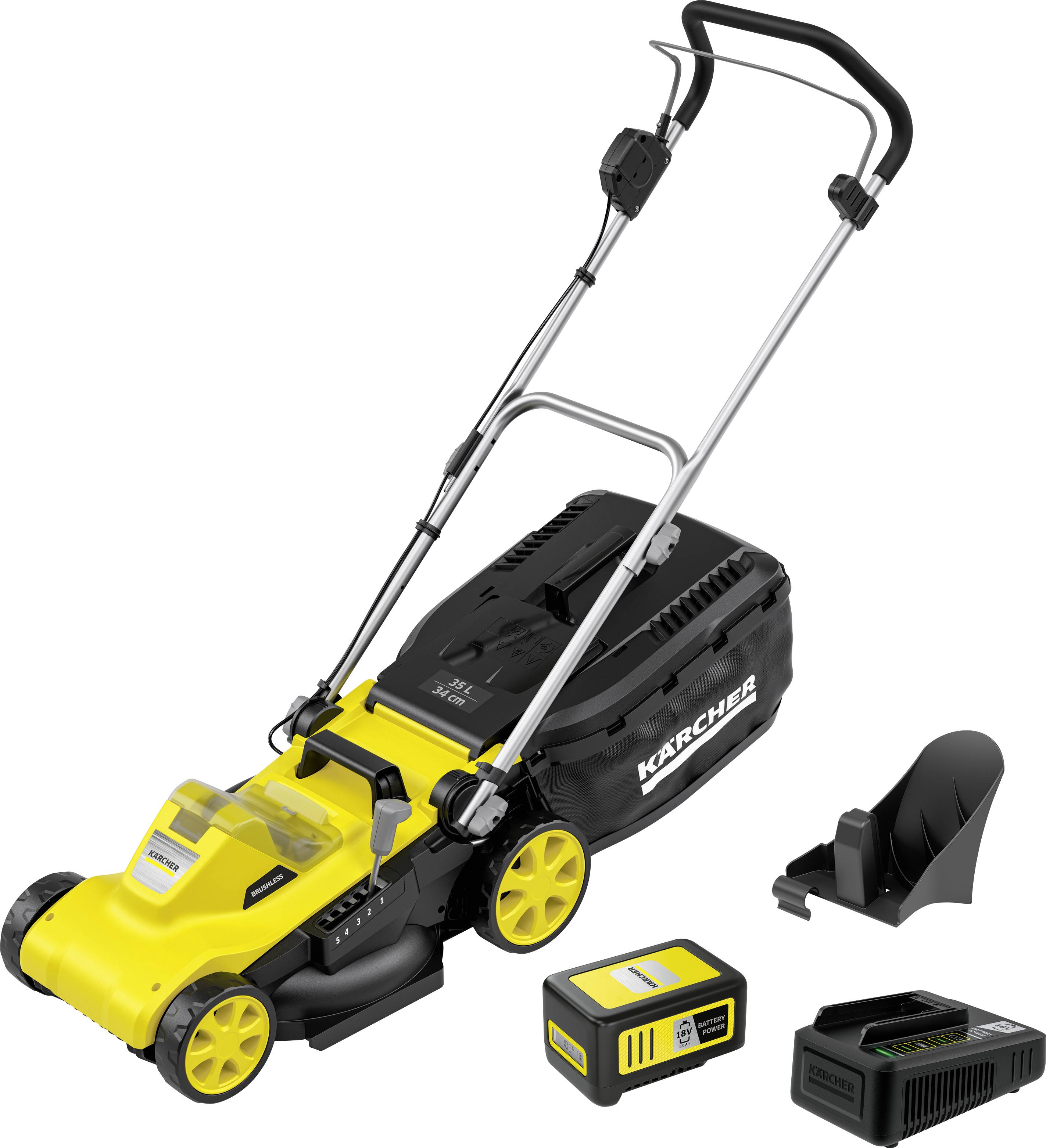 Kärcher Home & Garden LMO 3-18 Battery Set Akku Akku-Rasenmäher inkl. Akku, inkl. Ladegerät 18 V Schnittbreite (max.) 340 mm