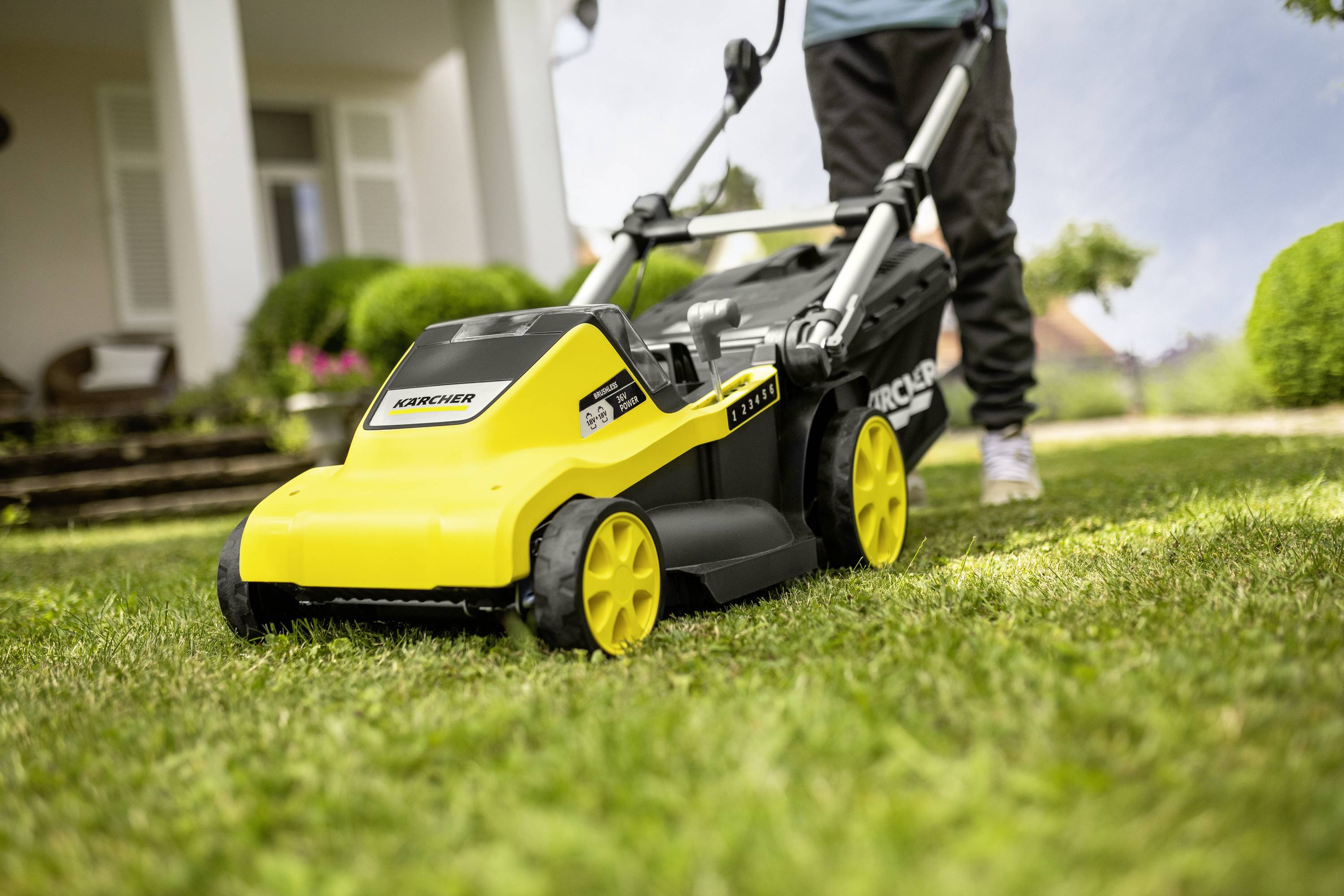 Kärcher Home & Garden LMO 5-18 Dual Akku Akku-Rasenmäher ohne Akku, ohne Ladegerät 18 V Schnittbreite (max.) 410 mm