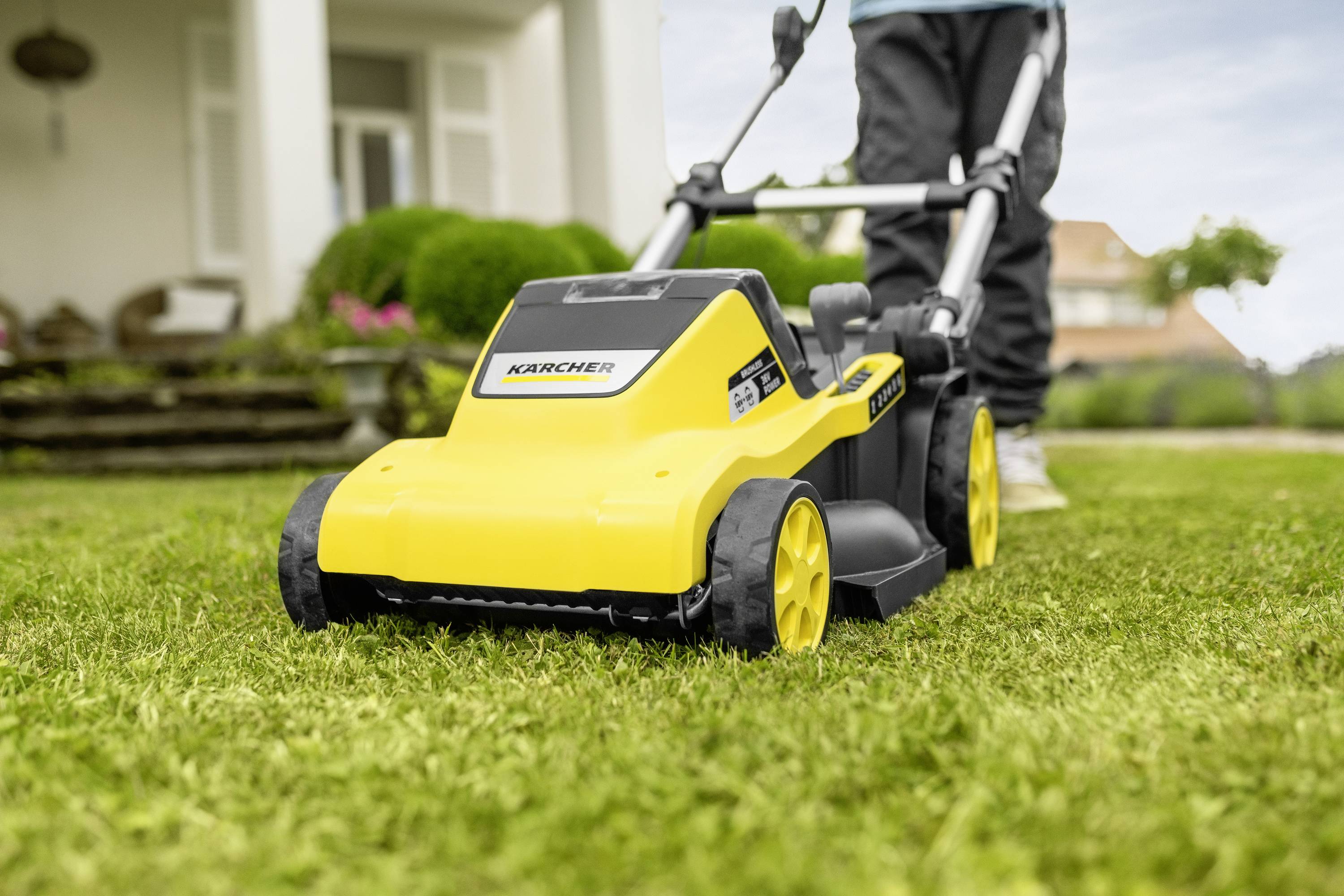 Kärcher Home & Garden LMO 5-18 Dual Battery Set Akku Akku-Rasenmäher inkl. 2. Akku, inkl. Ladegerät 18V Schnittbreite (max.) 410mm