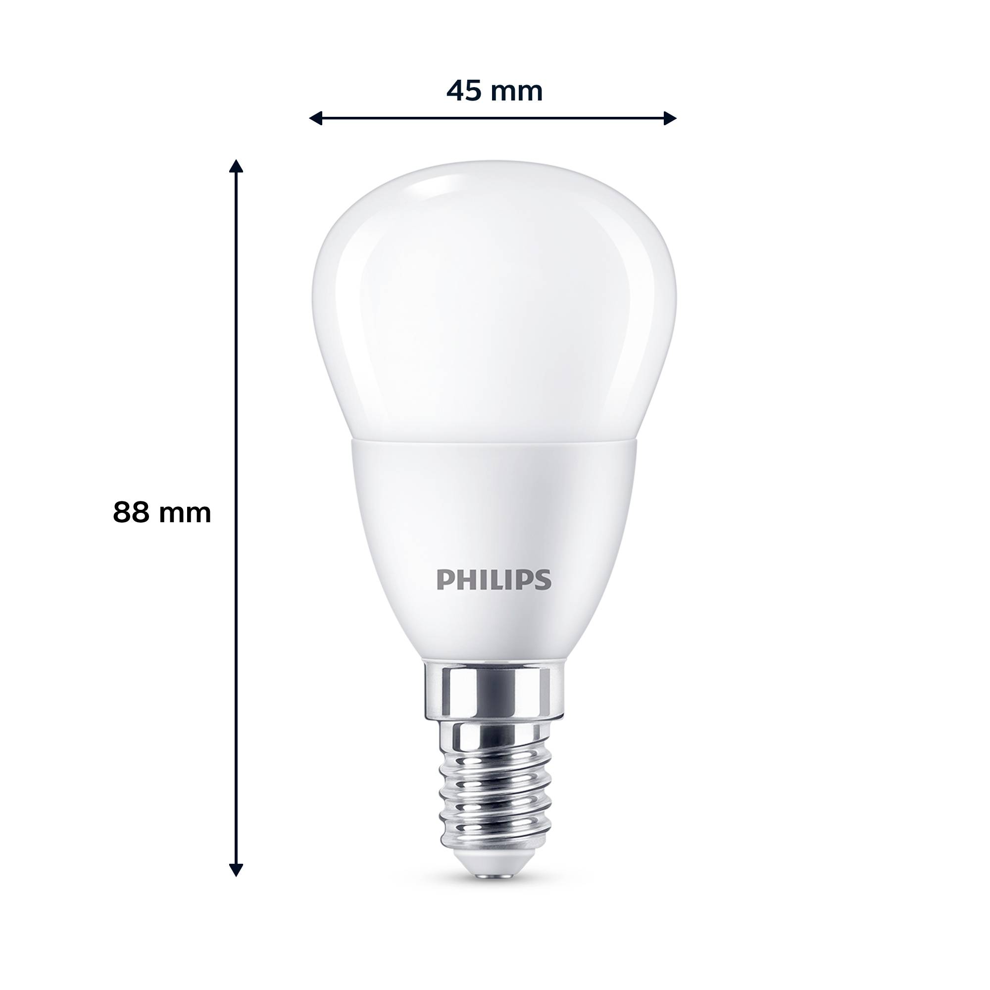Philips LED 9290035465 LED EEK F (A - G) E14 Glühlampenform 4.9W = 40W Warmweiß (Ø x L) 35mm x 106mm 6St.