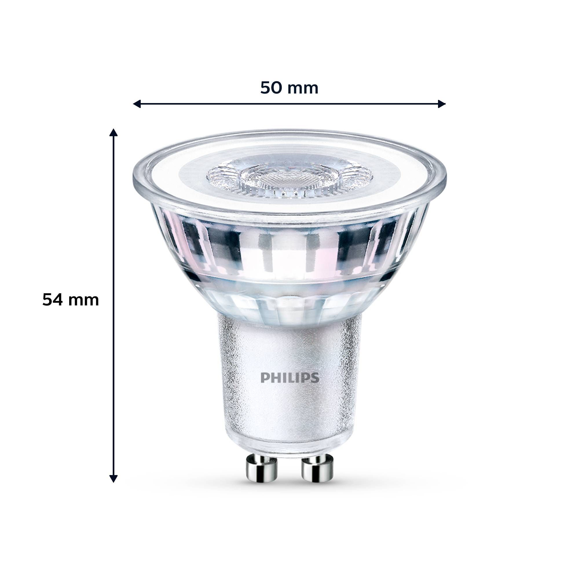 Philips LED 9290012178 LED EEK F (A - G) GU10 Reflektor 3.5W = 35W Warmweiß (Ø x L) 50mm x 54mm 6St.