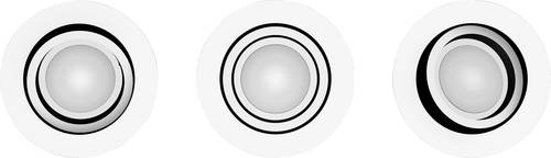 Philips Hue Einbauleuchte 929003809701 Centura Hue GU10 12.6 W Warmweiß bis Kaltweiß, RGBW