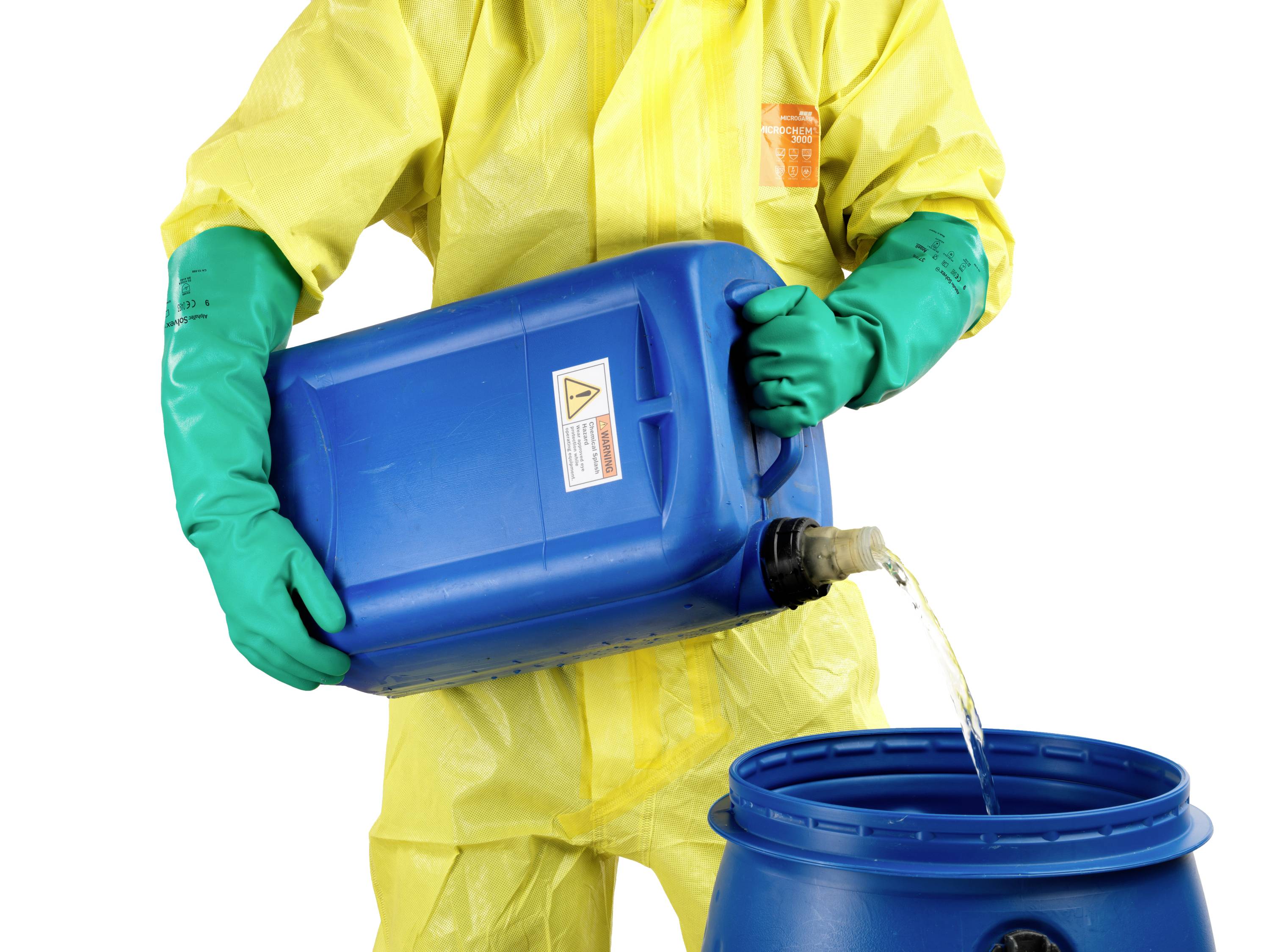 Ansell 37185100 AlphaTec Solvex Nitril Chemiekalienhandschuh Größe (Handschuhe): 10 EN 21420:2020 1 Paar