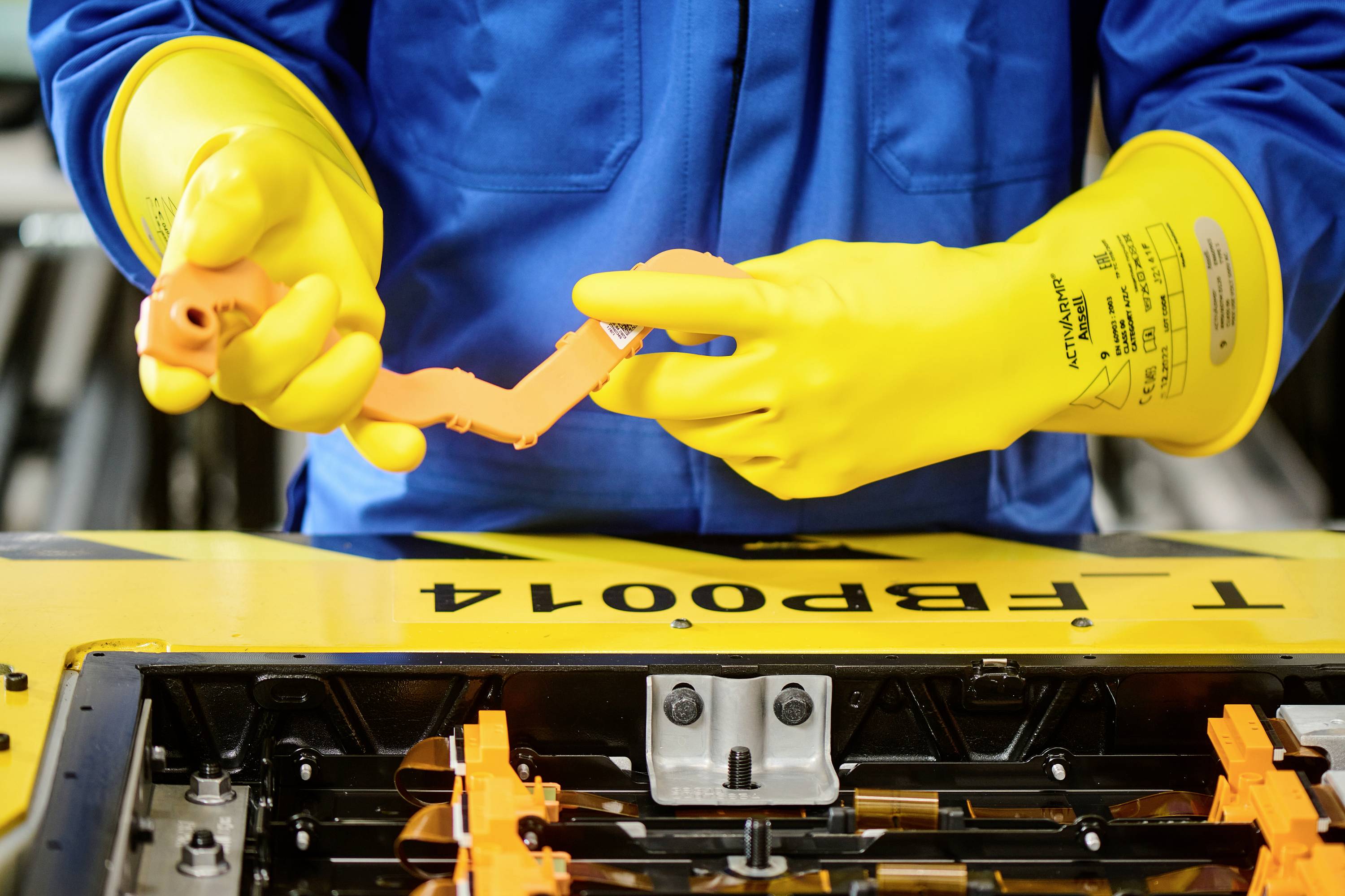 Ansell Activ ARMR RIG014Y070 Naturlatex Elektrikerhandschuh Größe (Handschuhe): 7 EN 60903, EN 21420:2020, EN 420:2003+A1:2009