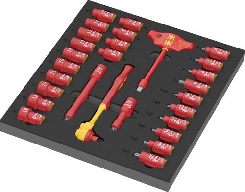 Wera 9726 Steckschlüsseleinsatz-Set 3/8  28teilig 05150116001