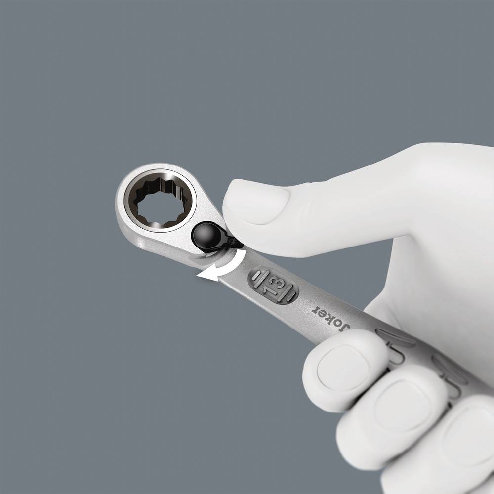 Wera 05150123001 9733 Knarren-Ring-Maulschlüssel-Satz Schlüsselweite (Metrisch) 8 - 19mm