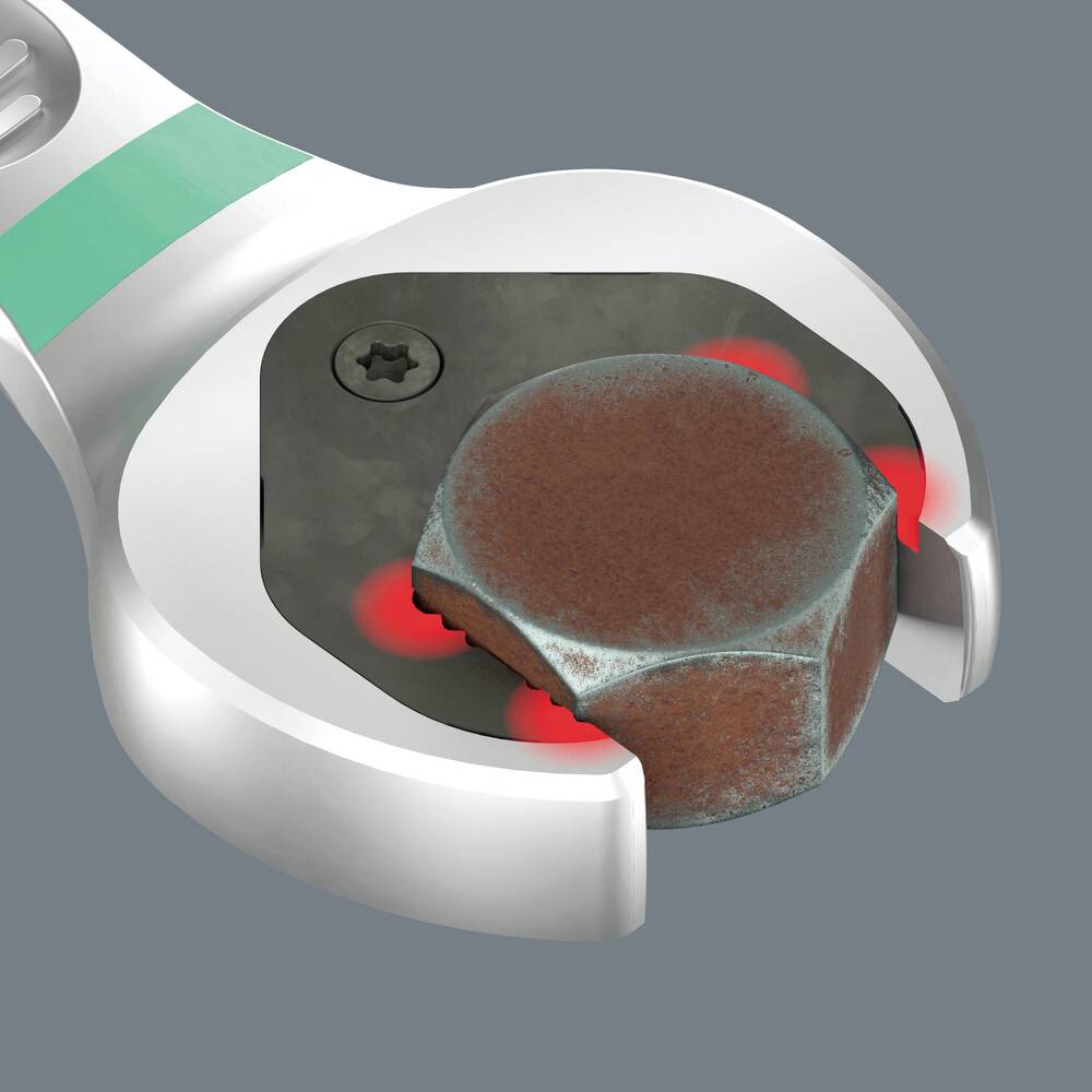 Wera 05150123001 9733 Knarren-Ring-Maulschlüssel-Satz Schlüsselweite (Metrisch) 8 - 19mm