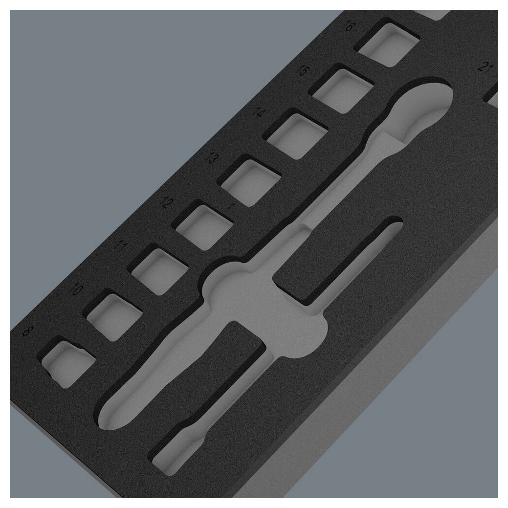 Wera 05137324001 9824 Schaumstoffeinlage 1 Stück (L x B x H) 392 x 172 x 30mm