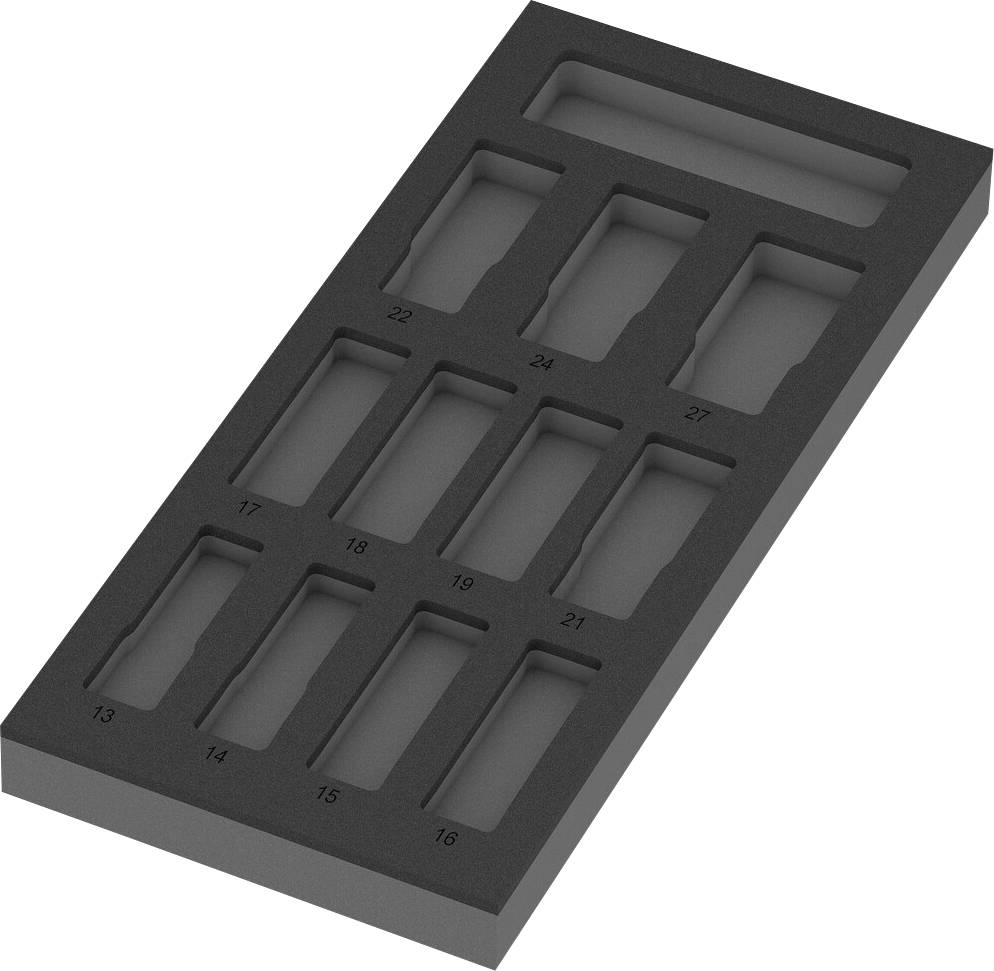 Wera 05137325001 9825 Schaumstoffeinlage 1 Stück (L x B x H) 392 x 172 x 30mm