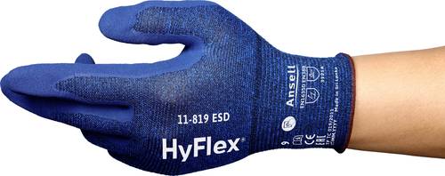 Ansell HyFlex 11819R100-1P Arbeitshandschuh Größe (Handschuhe): 10 EN 21420:2020 1 Paar