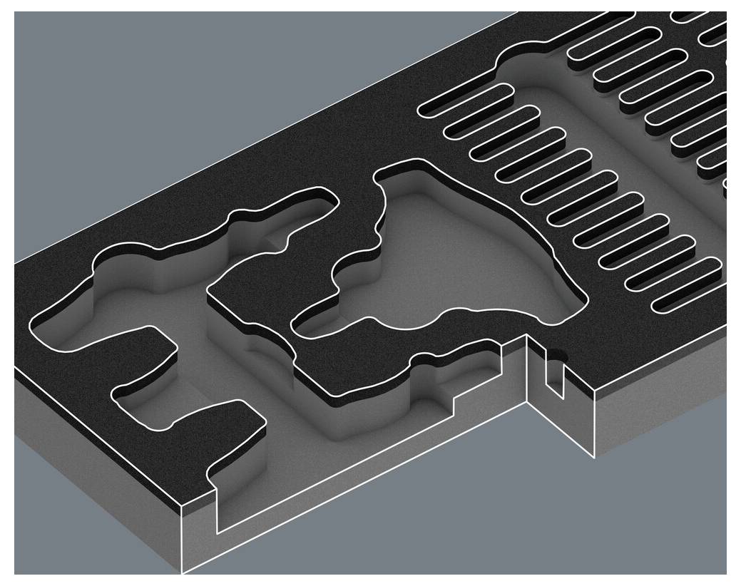 Wera 05137352001 9852 Schaumstoffeinlage 1 Stück (L x B x H) 392 x 172 x 30mm