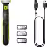 Philips OneBlade Bartschneider, Haarschneider, Körperhaartrimmer, Präzisions Trimmer, Rasierer abwaschbar, USB-Ladefunktion lime Philips OneBlade Bartschneider, Haarschneider, Körperhaartrimmer, Präzisions Trimmer, Rasierer abwaschbar, USB-Ladefunktion lime