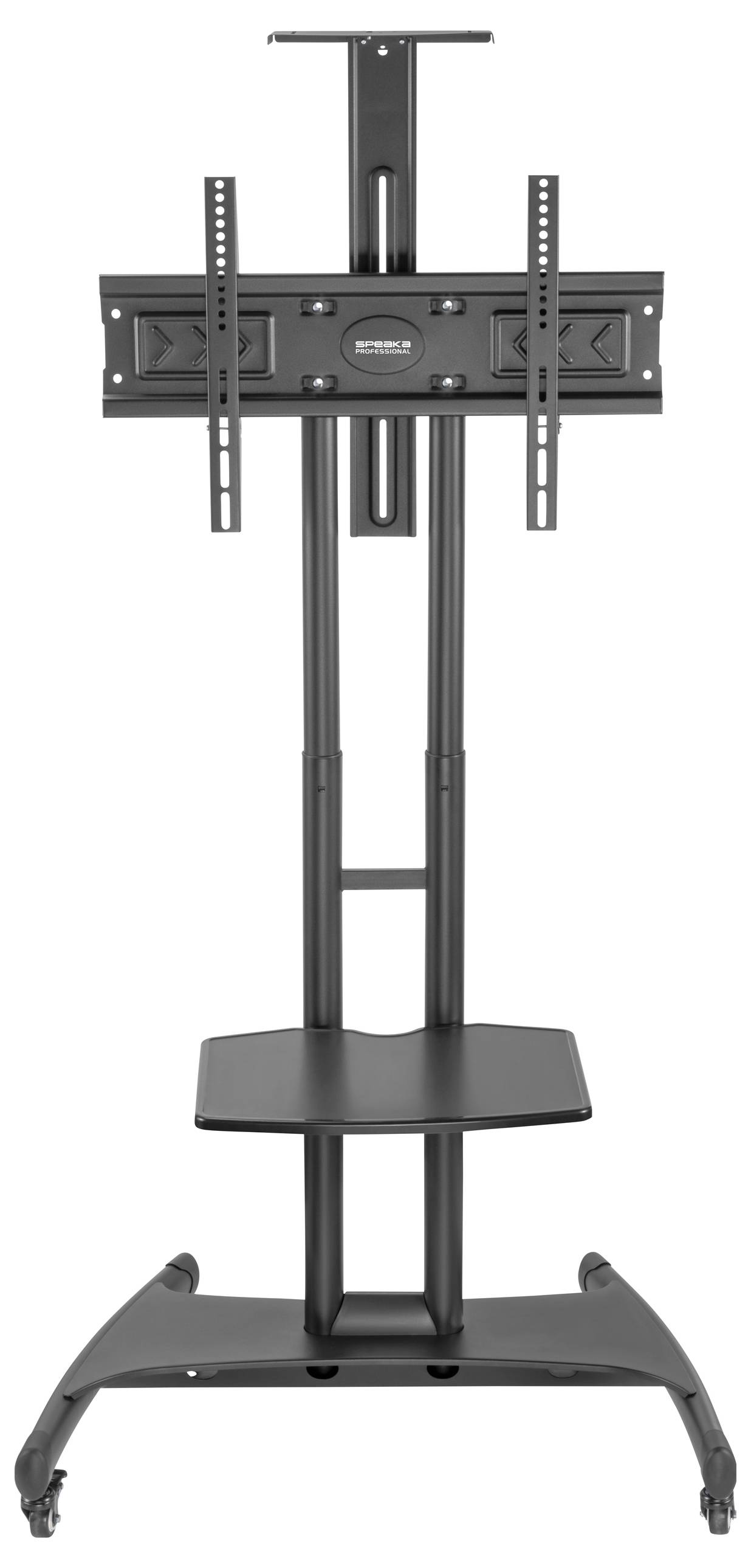 SpeaKa Professional SP-TVC-710 TV-Rollwagen 81,3cm (32") - 190,5cm (75") Bodenständer, Höhenverstellbar, Schwenkbar
