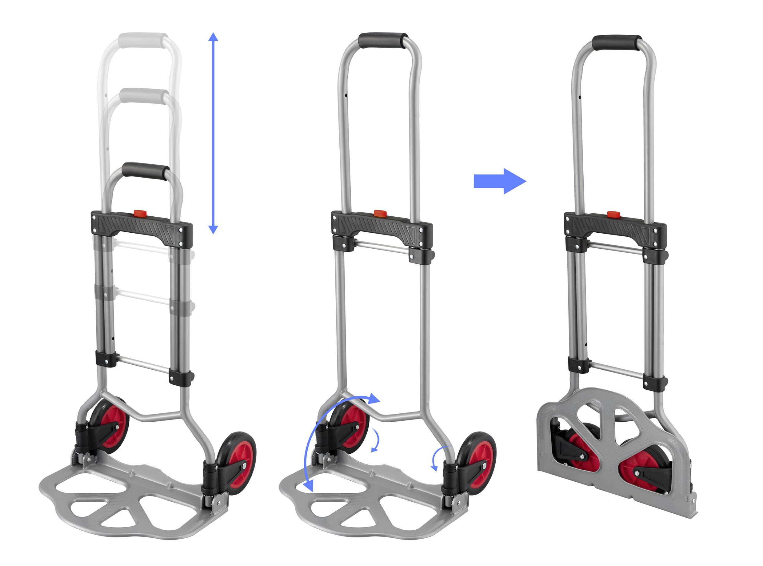 TOOLCRAFT TO-10020720 Sackkarre PP, Stahl Traglast (max.): 60kg