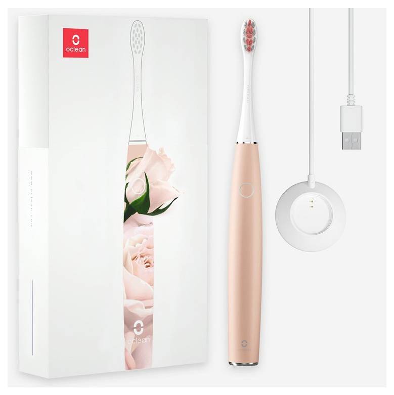 Oclean 6970810551549 Elektrische Zahnbürste Schallzahnbürste Rose, Pink