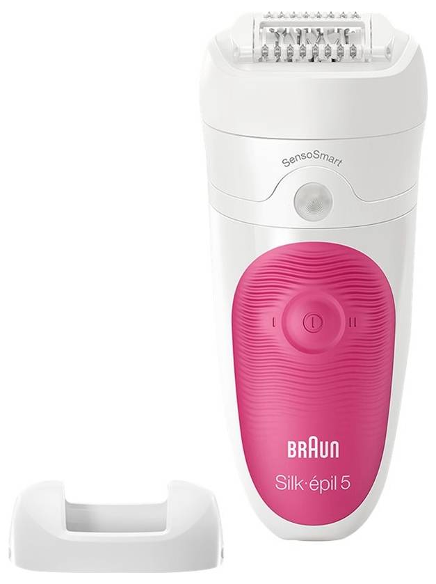 Braun Epilierer Himbeer, Weiß