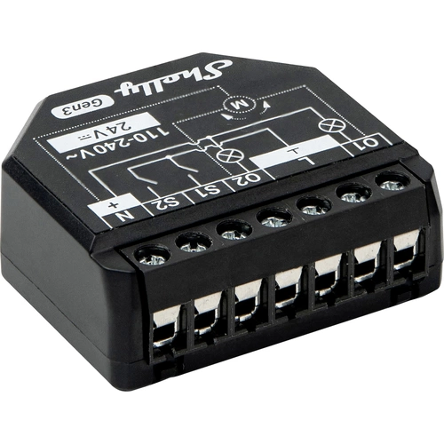 Shelly 2PM Gen3 Schalt-Messaktor Bluetooth, Wi-Fi Shelly 2PM Gen3 Schalt-Messaktor Bluetooth, Wi-Fi