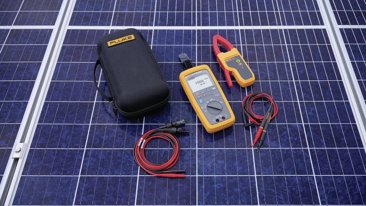 Fluke FLUKE-283FC/PV/EUR Hand-Multimeter, Stromzange digital CAT III 1500 V, CAT IV 1000V Anzeige (Counts): 6000