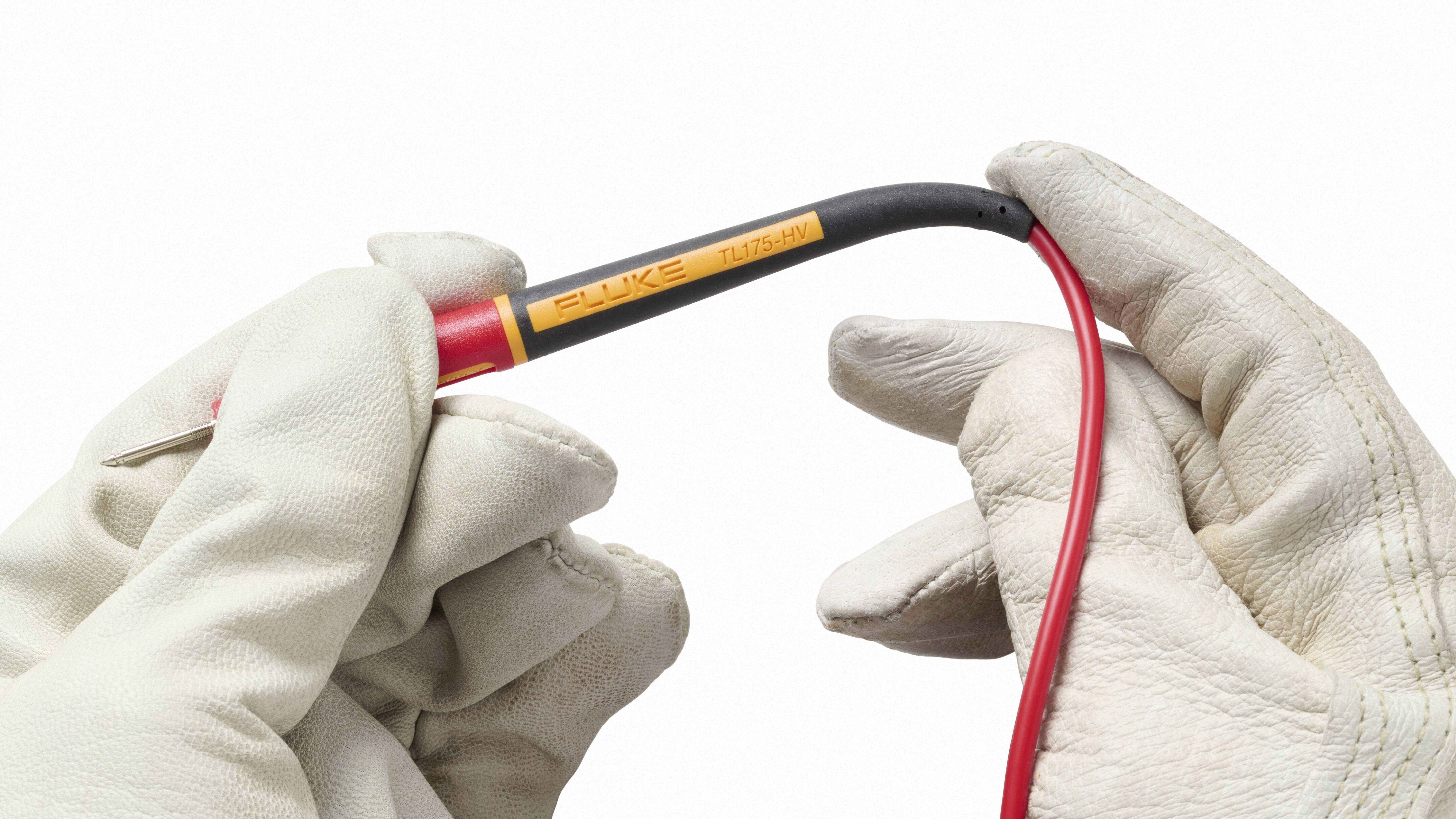 Fluke TL175-HV Messleitung 1.5m Rot, Schwarz 1 Set