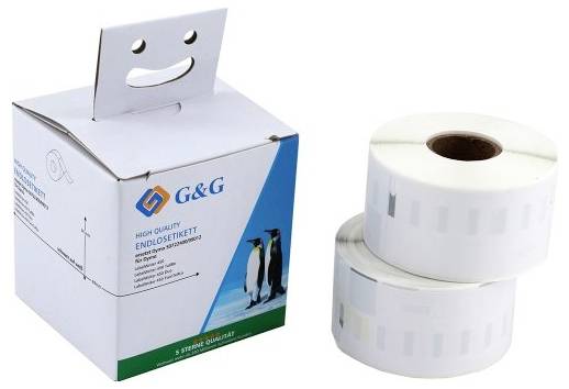 G&G Etiketten Kompatibel ersetzt DYMO 99012, S0722400 36 x 89 mm Thermodirekt Papier Weiß 520 St. P