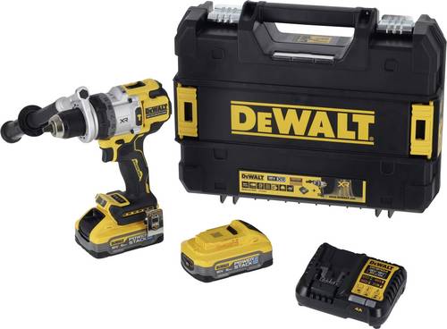 DEWALT DCD1007H2T-QW 3-Gang-Akku-Schlagbohrschrauber inkl. 2. Akku, inkl. Ladegerät