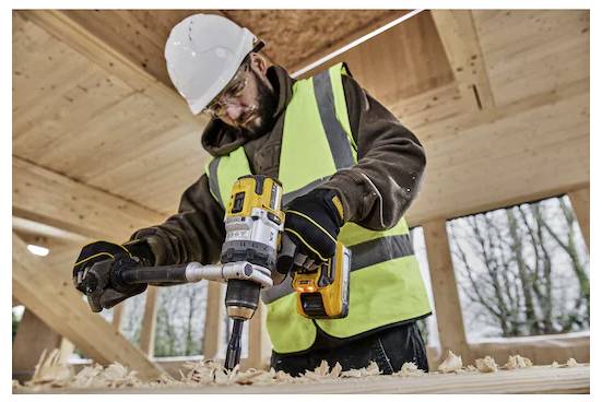 DEWALT DCD1007NT-XJ 3-Gang-Akku-Schlagbohrschrauber 1530 W ohne Akku, ohne Ladegerät