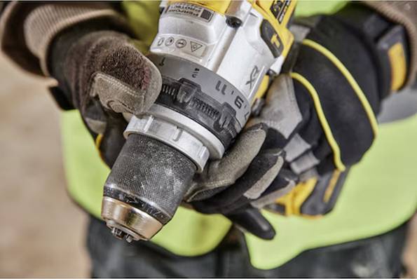 DEWALT DCD1007NT-XJ 3-Gang-Akku-Schlagbohrschrauber 1530 W ohne Akku, ohne Ladegerät