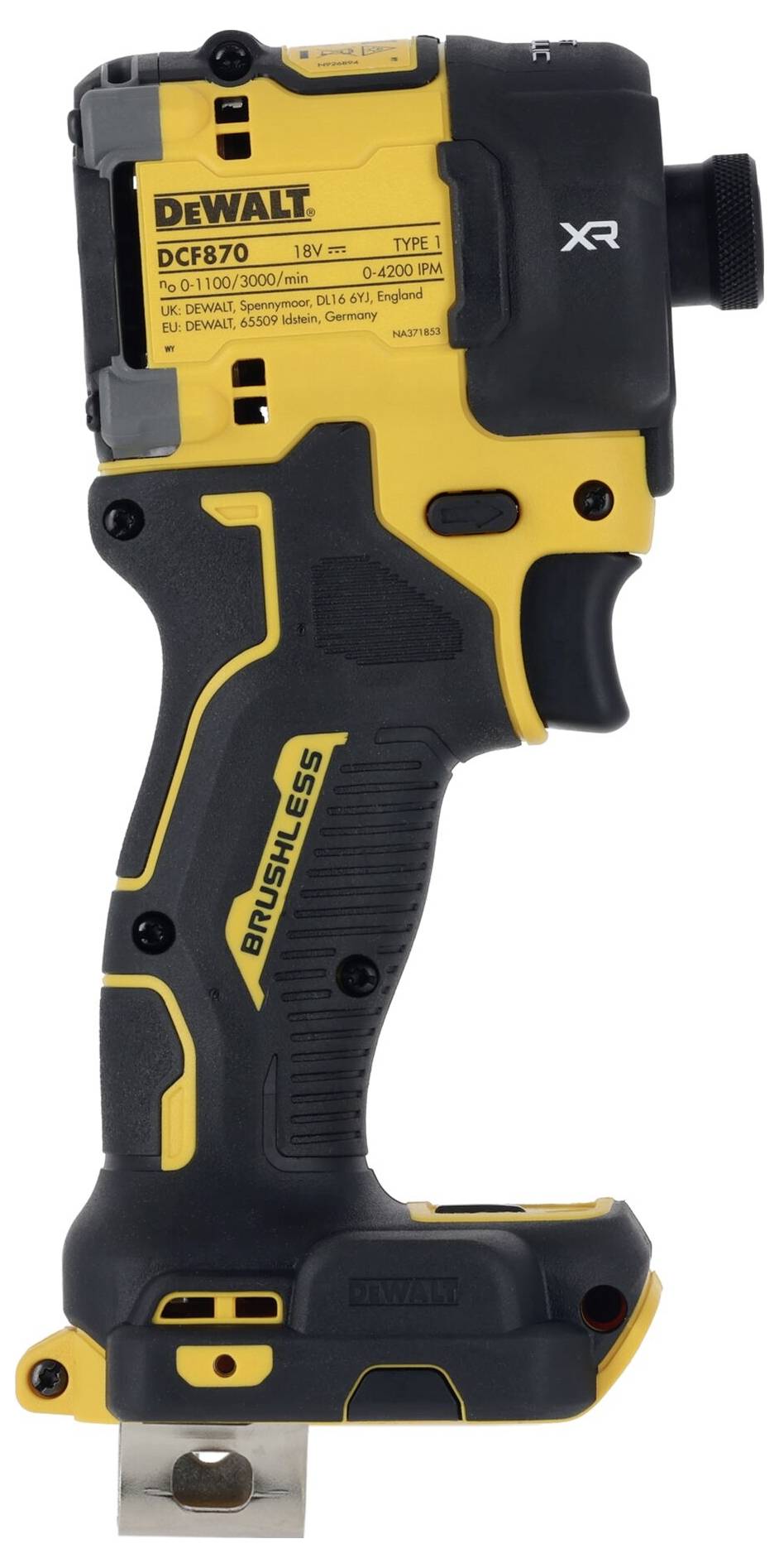 DEWALT DCF870NT-XJ Akku-Schlagschrauber 18V bürstenlos, ohne Akku, ohne Ladegerät