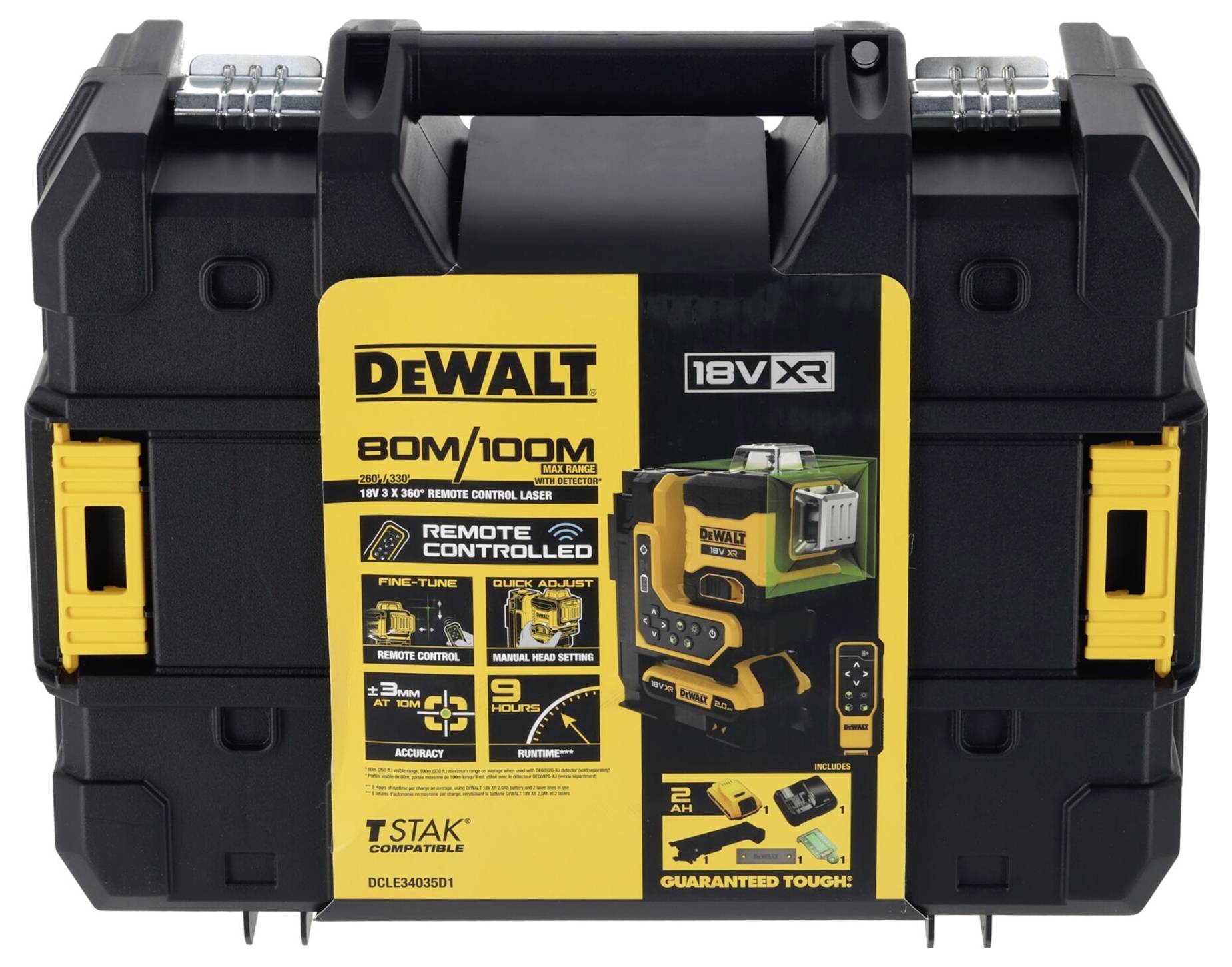 DEWALT Linienlaser Reichweite (max.): 80 m