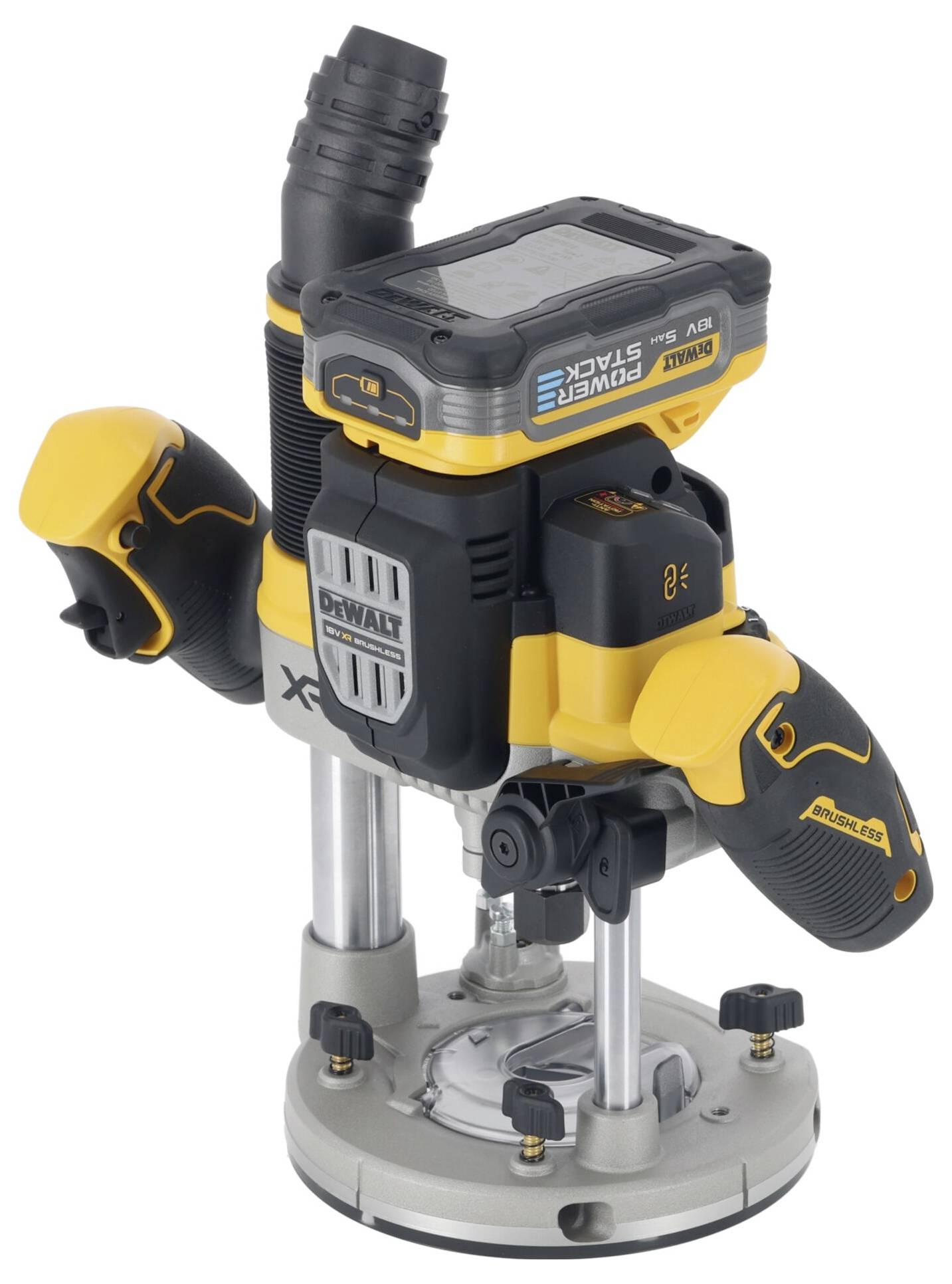 DEWALT Oberfräse DCW620H2-QW inkl. 2. Akku, inkl. Ladegerät