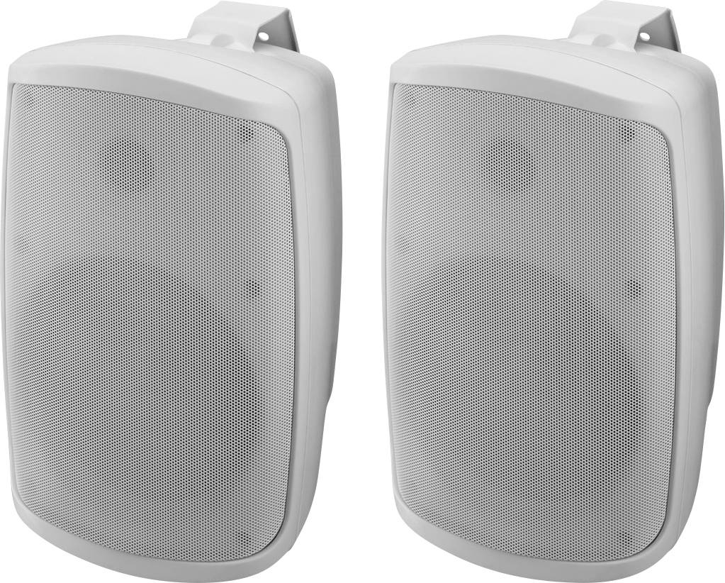 Monacor WALL-06SET/WS On-Wall-Lautsprecher Weiß 50W 70Hz - 20000Hz 1 Paar