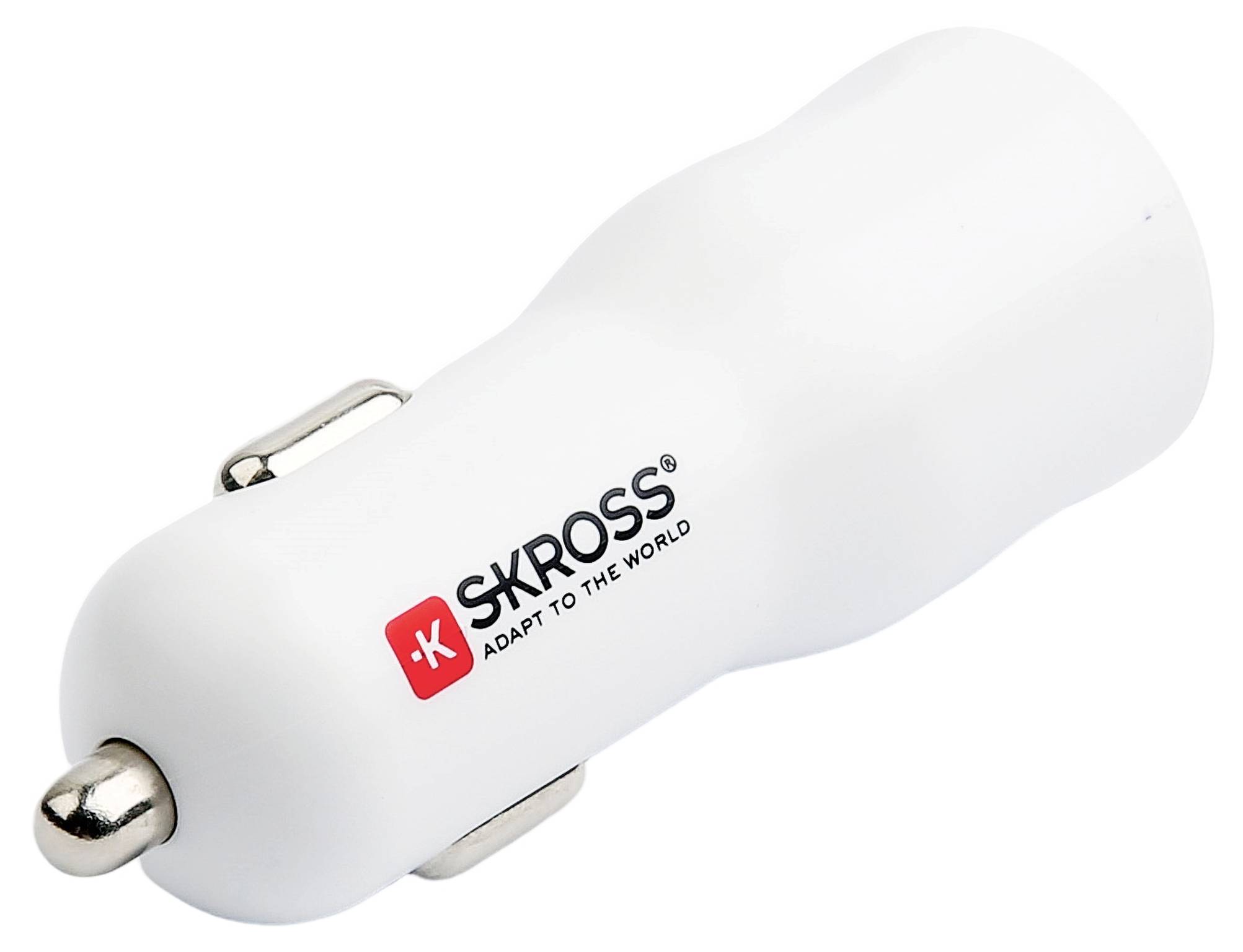 Skross Dual Car Charger 20 W PD Belastbarkeit Strom max.=3.00 A 12 V zu 5 V, 12/24 V, 24 V zu 5 V