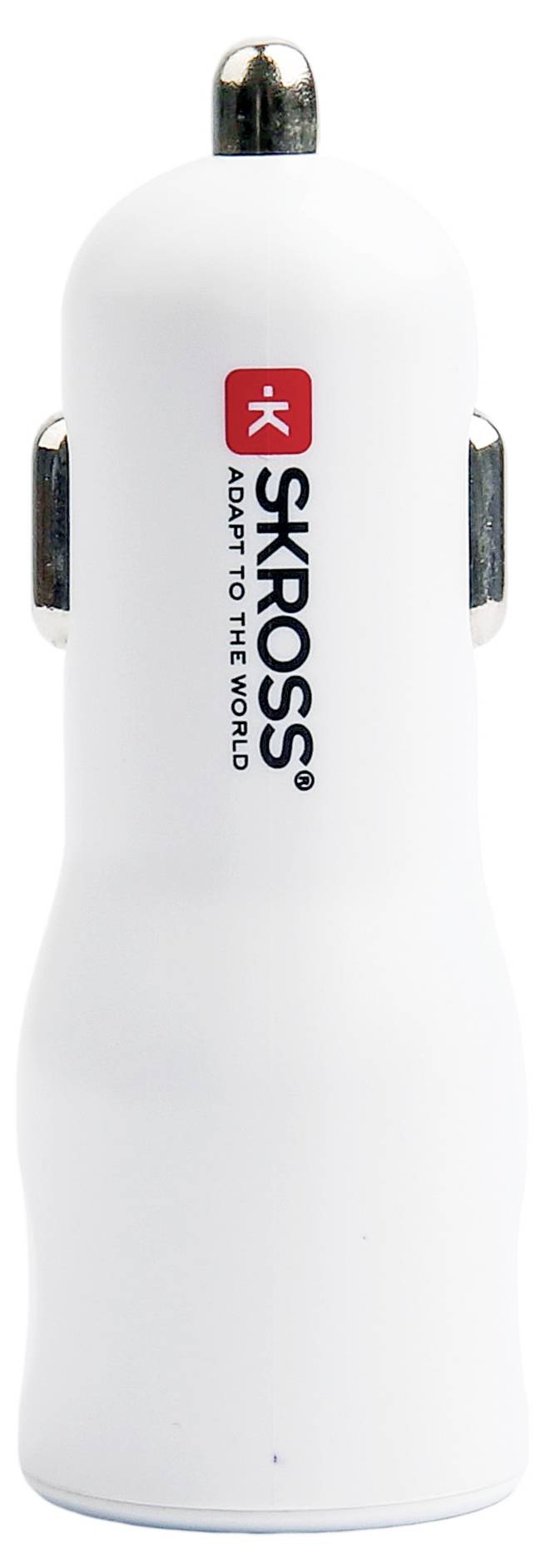 Skross Dual Car Charger 20W PD Belastbarkeit Strom max.=3.00A 12V zu 5 V, 12/24 V, 24V zu 5V