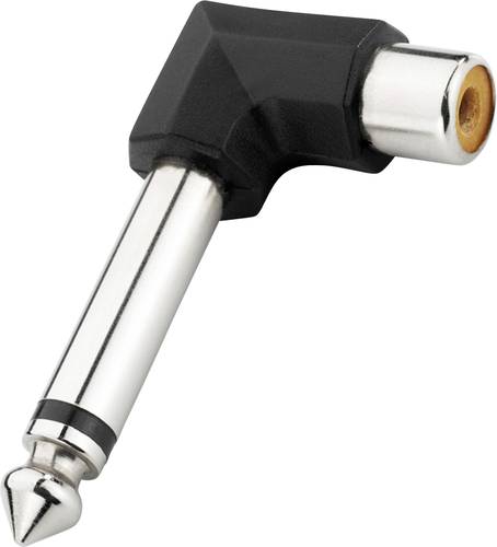 Monacor NTA-175A Audio Adapter [1x Klinkenstecker 6.35mm - 1x Cinch-Buchse]