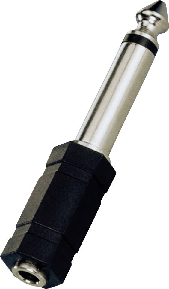 Monacor NTA-177 Audio Adapter [1x Klinkenstecker 6.35mm - 1x Klinkenbuchse 3.5 mm]