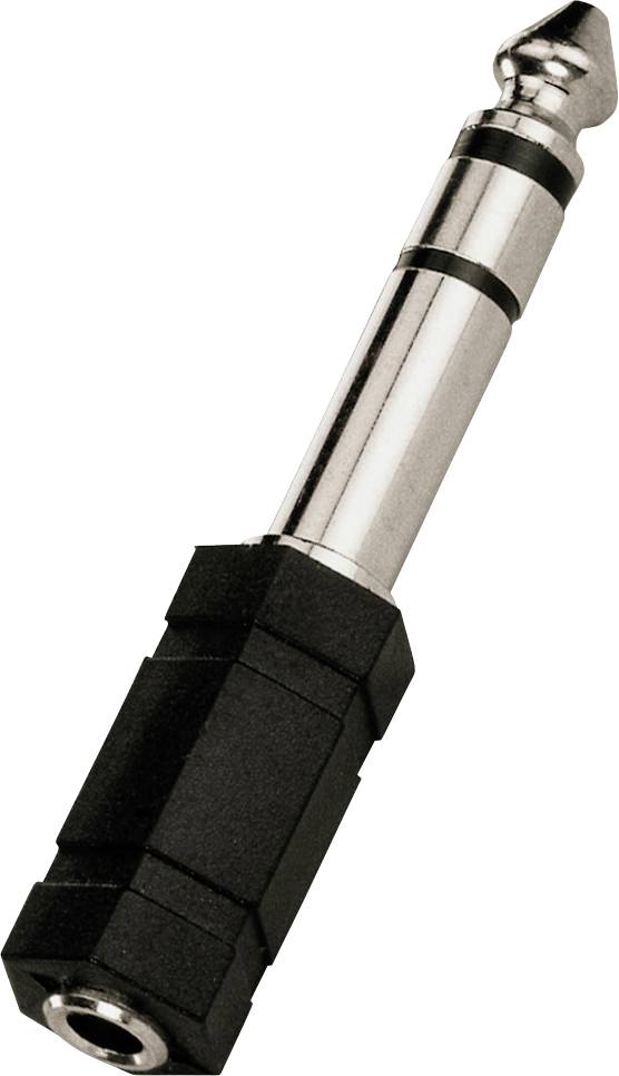 Monacor HA-37 Audio Adapter [1x Klinkenstecker 6.35mm - 1x Klinkenbuchse 3.5 mm]