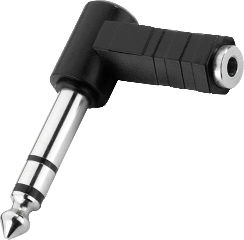 Monacor NTA-35A Audio Adapter [1x Klinkenstecker 6.35 mm - 1x Klinkenbuchse 3.5 mm]