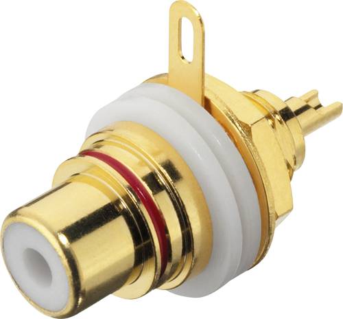 Monacor T-710GI Cinch-Einbaubuchse